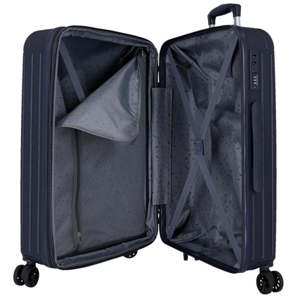 Komplet proširivih kofera 55cm i 68cm Movom Timber navy 55589 - pogled 5