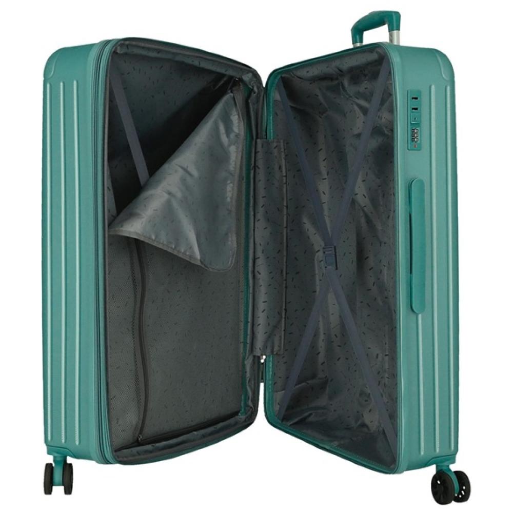 Komplet proširivih kofera 55cm i 68cm Movom Timber green 55589 - pogled 5