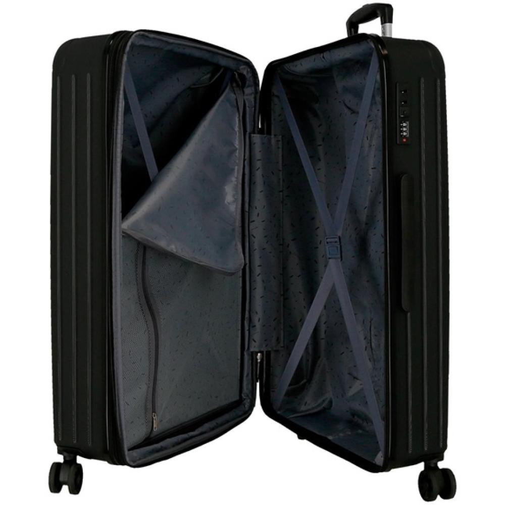 Komplet proširivih kofera 55cm i 68cm Movom Timber black 55589 - pogled 5
