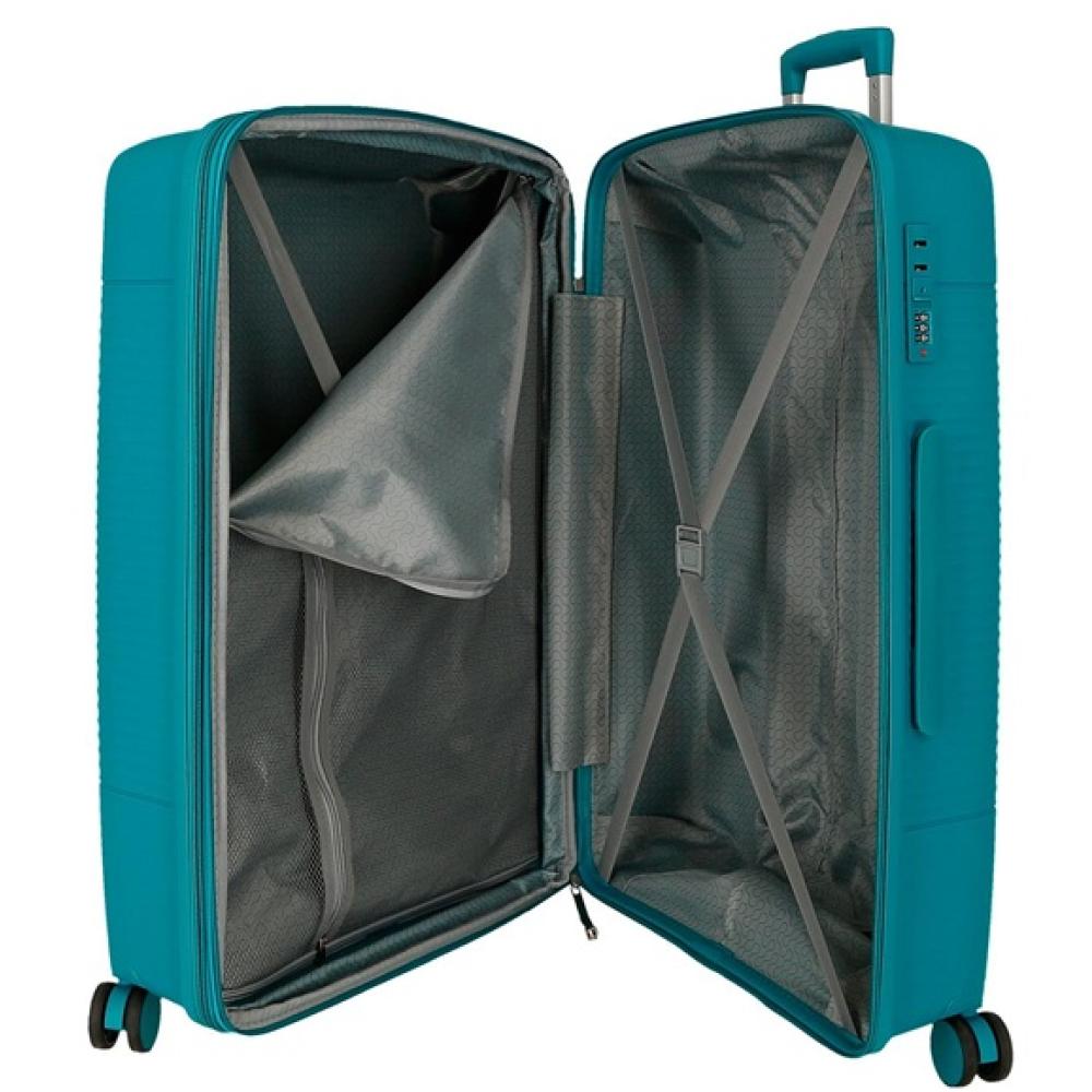 Komplet proširivih polipropilenskih kofera 55cm i 65cm Roll Road Acadia emerald 55389 - pogled 5