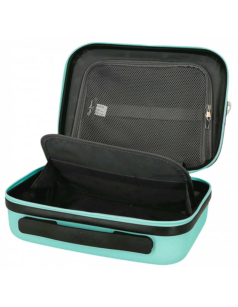 Neseser kofer za kozmetiku i šminku PJL Aris turquoise blue 63239 - pogled 5