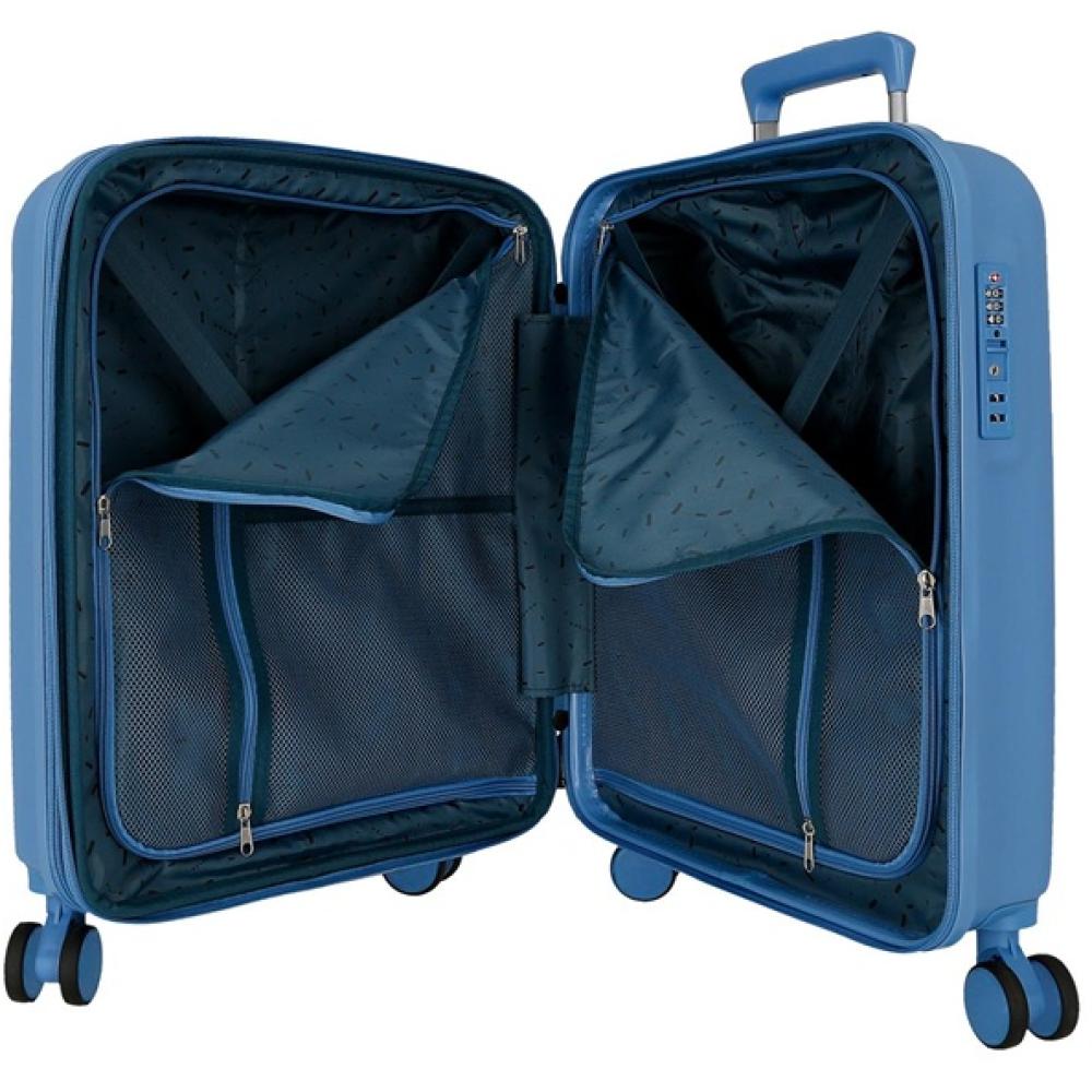 Komplet proširivih kofera 55cm-70cm Movom Wood blue 53189 - pogled 5