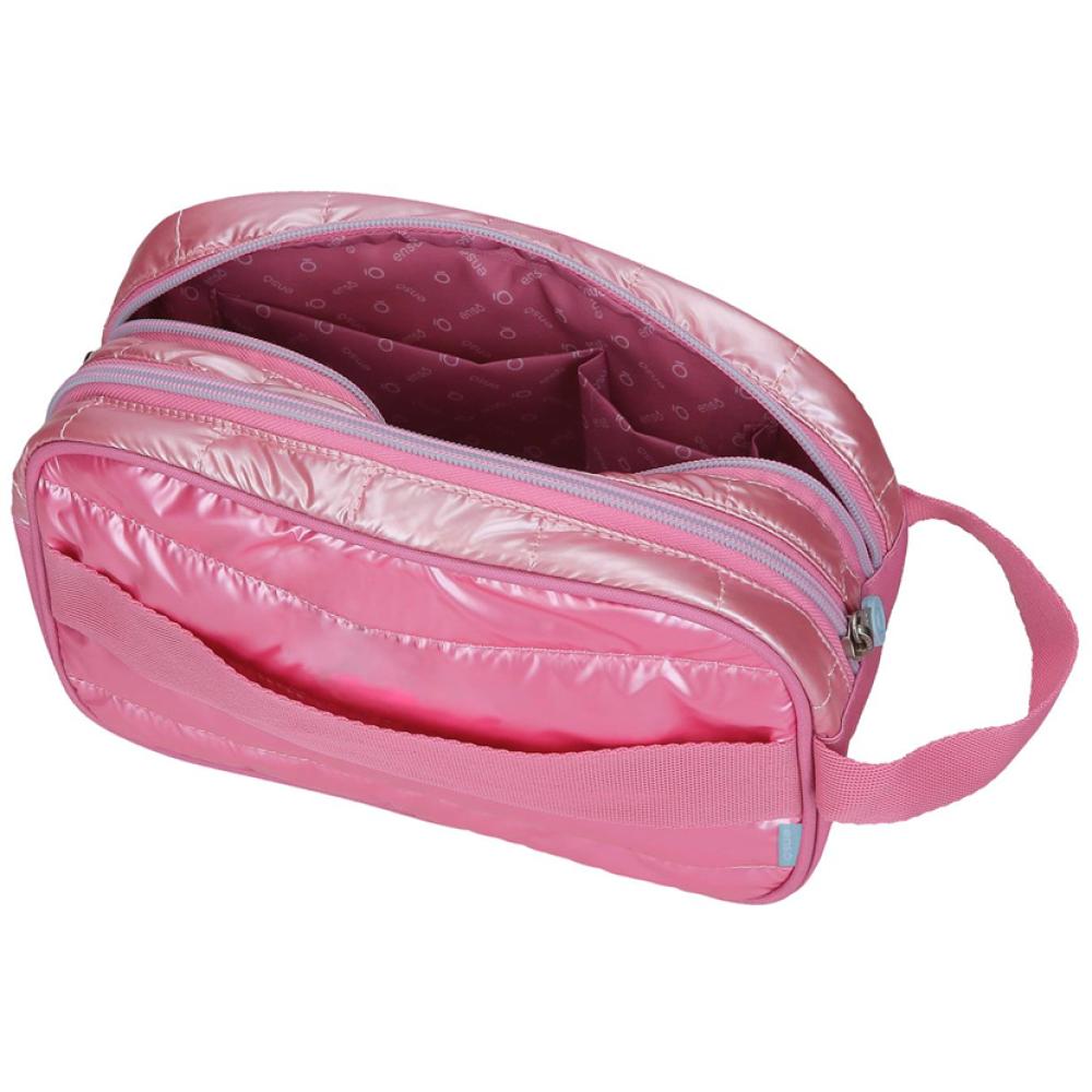 Kozmetički neseser sa 2 pregrade Enso Into The Wild pink 99844 - pogled 5