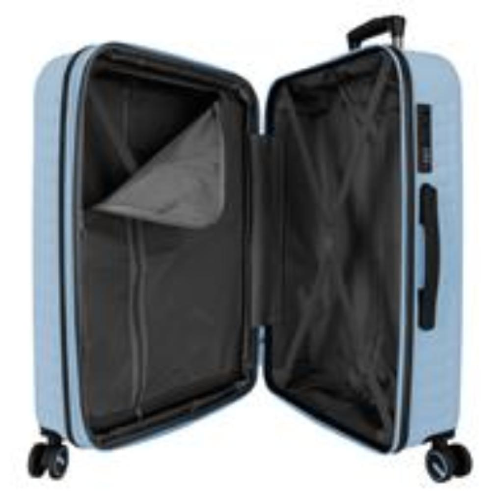 Komplet proširivih ABS kofera 55cm i 68cm PJL Montana sky blue 75689 - pogled 5