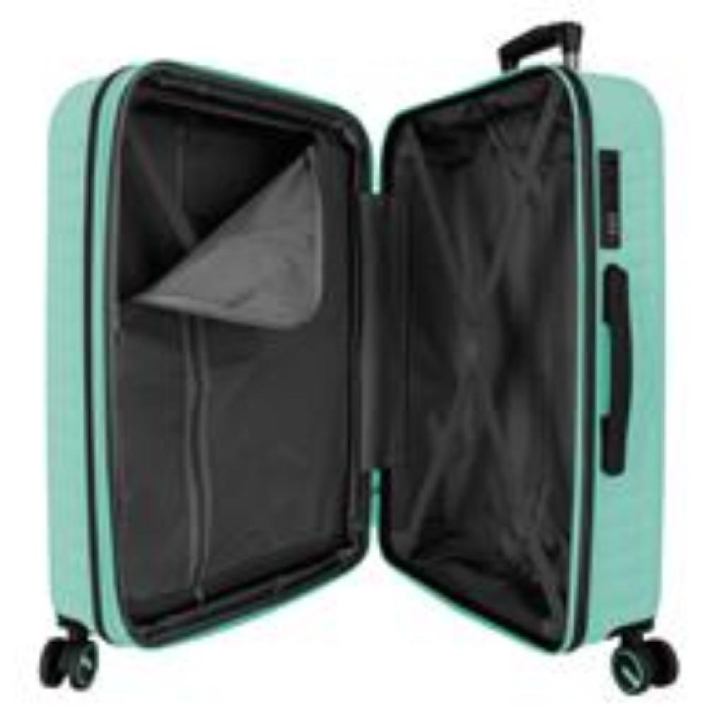 Komplet proširivih ABS kofera 55cm i 68cm PJL Montana turquoise 75689 - pogled 5