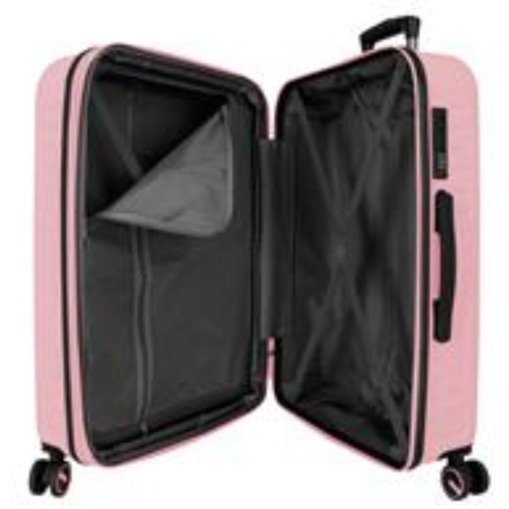 Komplet proširivih ABS kofera 55cm i 68cm PJL Montana orchid pink 75689 - pogled 5