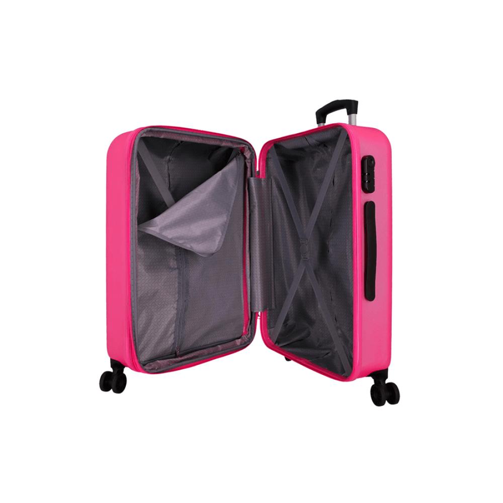 Komplet ABS kofera 78/68/55cm Roll Road Camboya pink 50694 - pogled 5