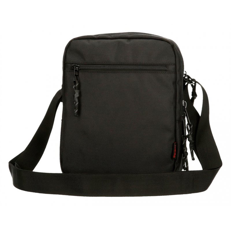 Torbica 27cm sa tri pregrade Pepe Jeans Bromley black 71757 - pogled 5