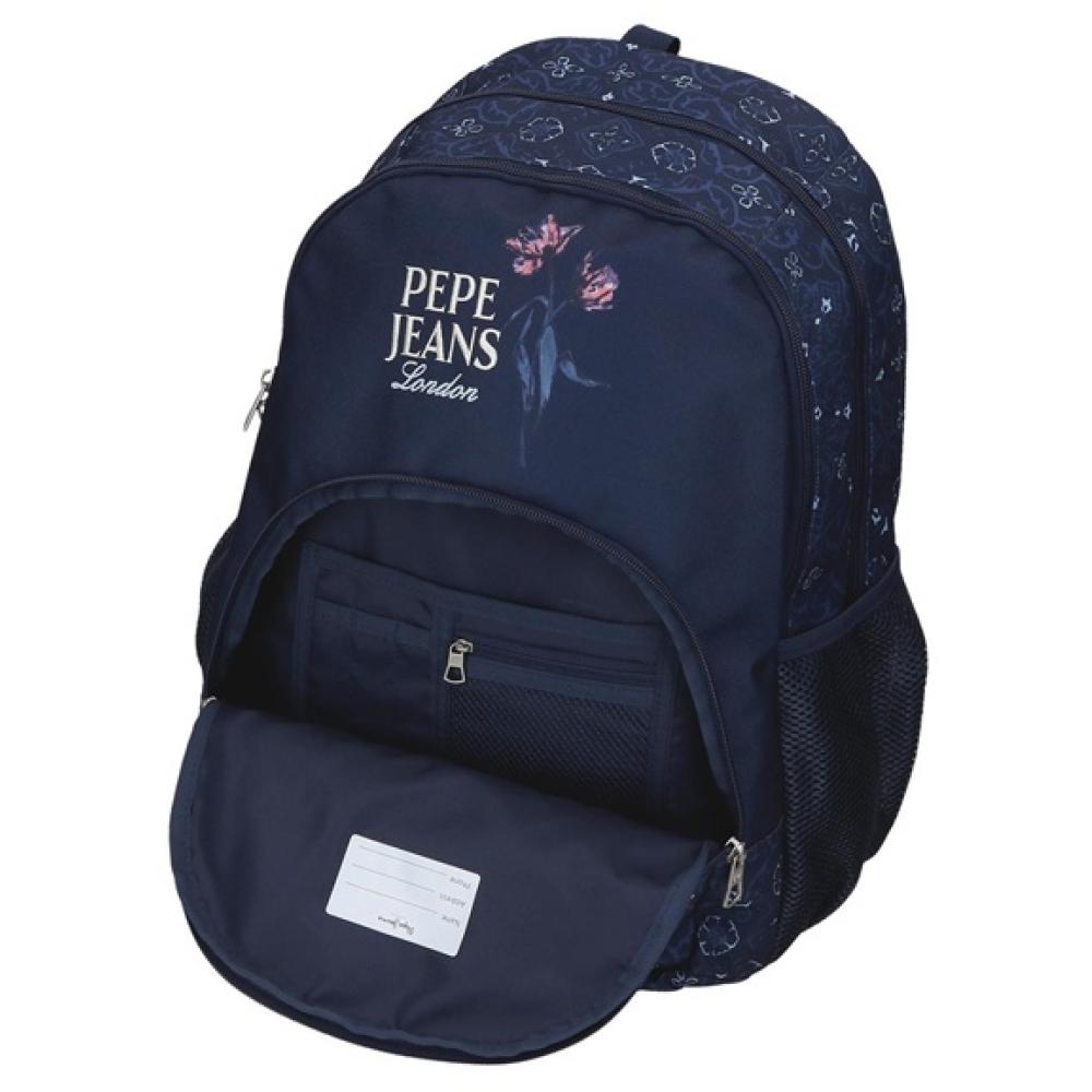 Ranac 44cm za školu PJL Lenay navy 61225 - pogled 5