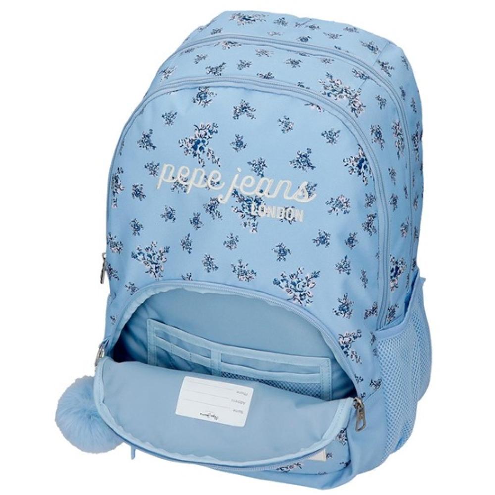 Ranac za školu 44cm Pepe Jeans Olivia light blue 60825 - pogled 5