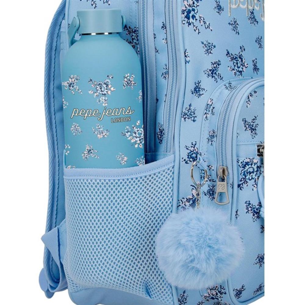 Ranac za školu 40cm Pepe Jeans Olivia light blue 60822 - pogled 5