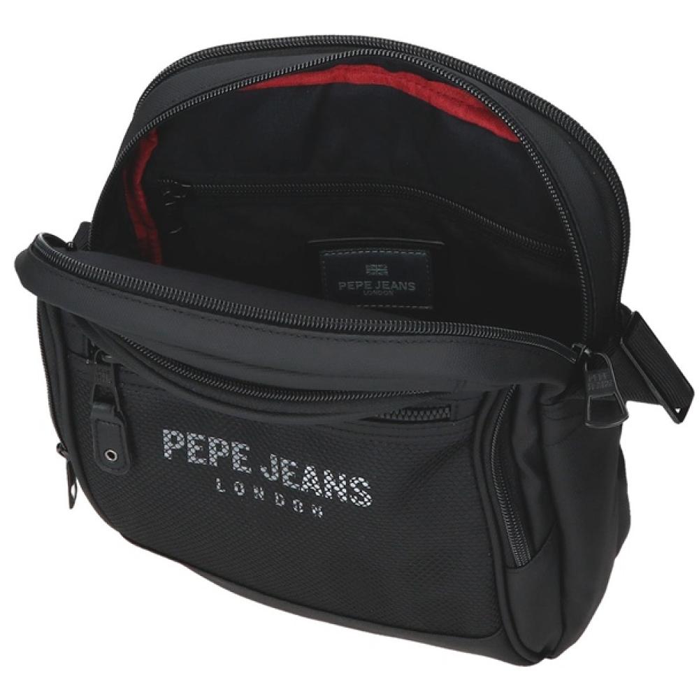 Muška torbica 27cm sa pregradom za tablet Pepe Jeans Durham black 72957 - pogled 5