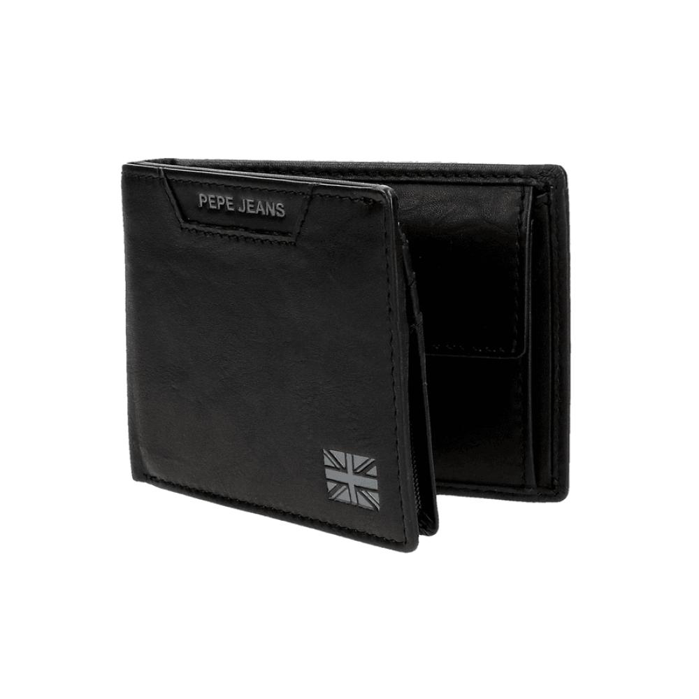 Kožni novčanik na preklop Pepe Jeans Indiana black 75331 - pogled 5