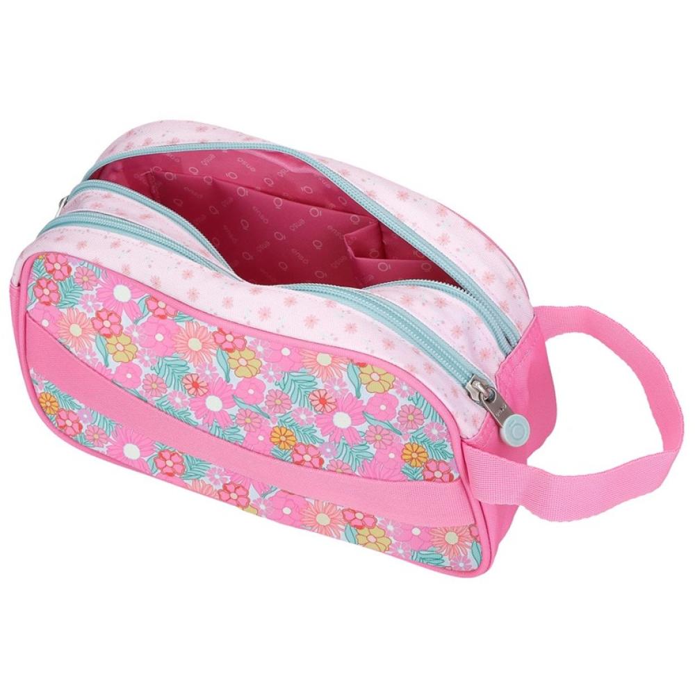 Kozmetički neseser sa 2 pregrade Enso Girl Zone pink 99344 - pogled 5