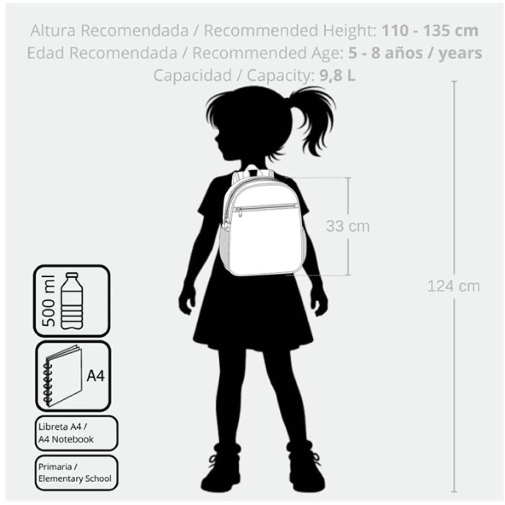 Ranac 33cm za vrtić Enso Girl Zone pink 99322 - pogled 5