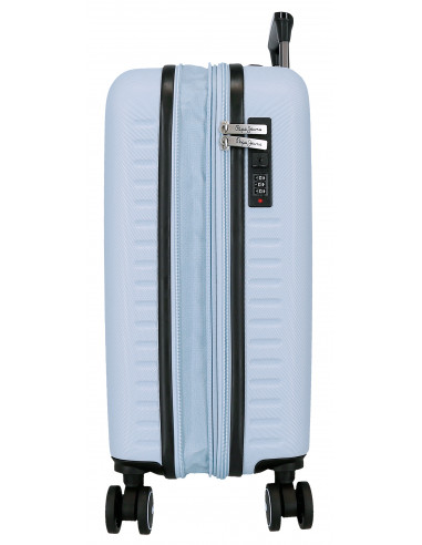 Kofer kabinski proširiv 55 cm PJL Olivia sky blue 60891 - pogled 5