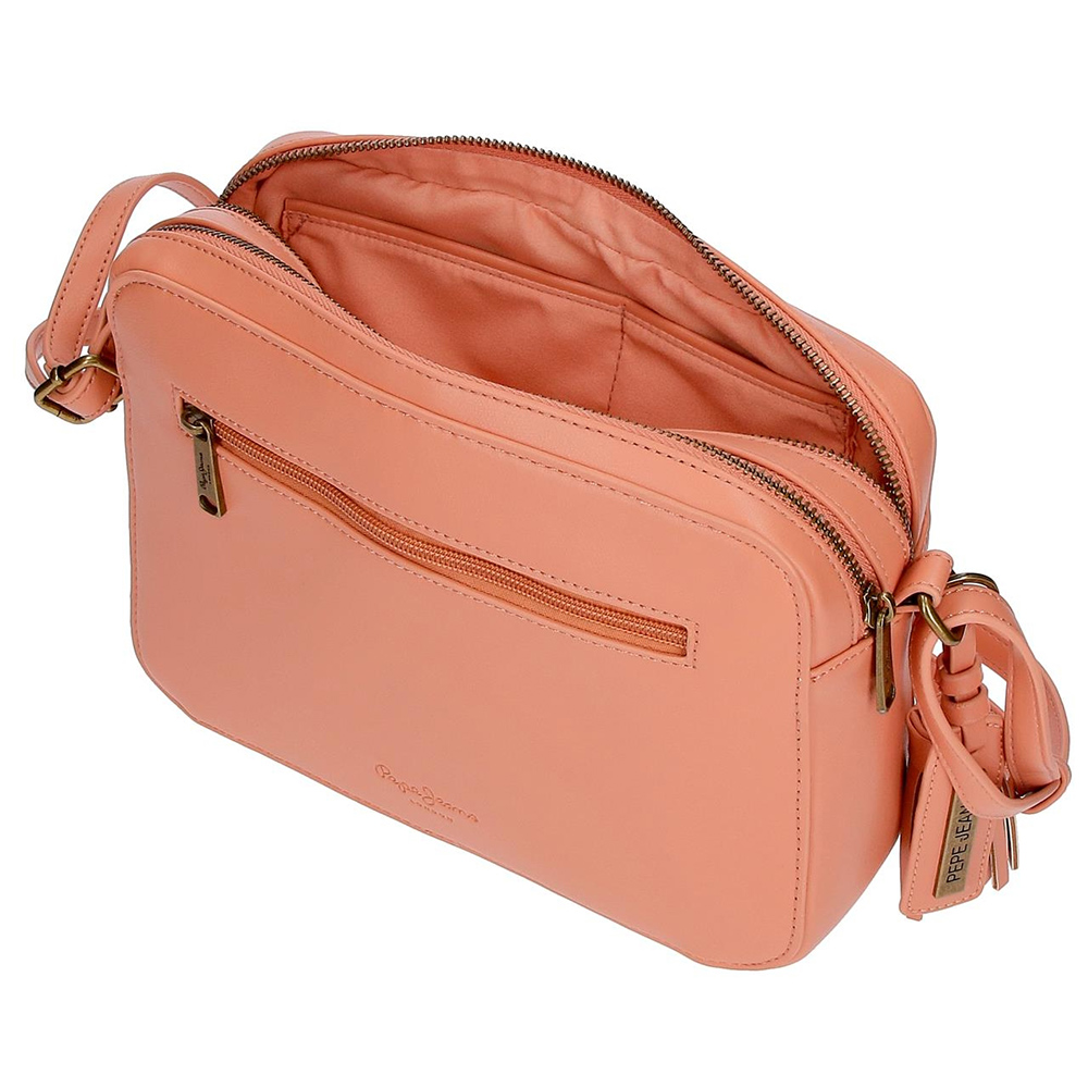 Ženska torba sa dve pregrade Pepe Jeans Naiara apricot 70953 - pogled 5