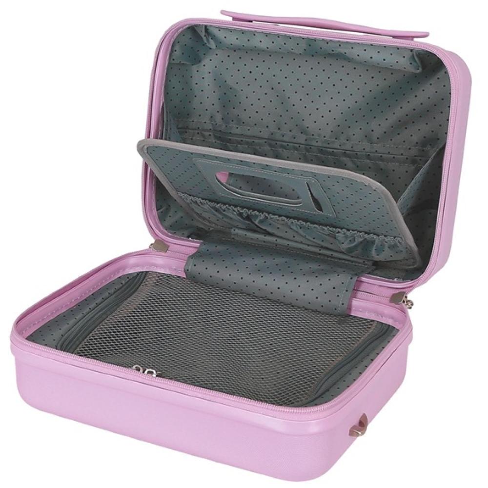 Dečiji tvrdi neseser - kofer Enso Queen Of Hearts purple 99519 - pogled 5