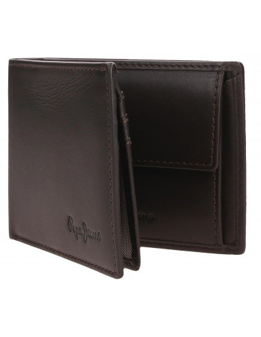 Kožni novčanik na preklop Pepe Jeans Luton brown 73631 - pogled 5