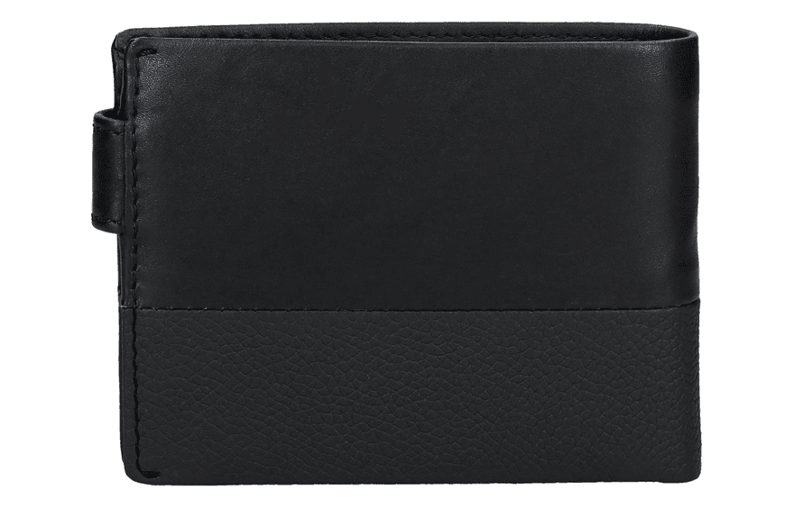 Muški kožni novčanik na preklop PJL Dual black 78333 - pogled 5