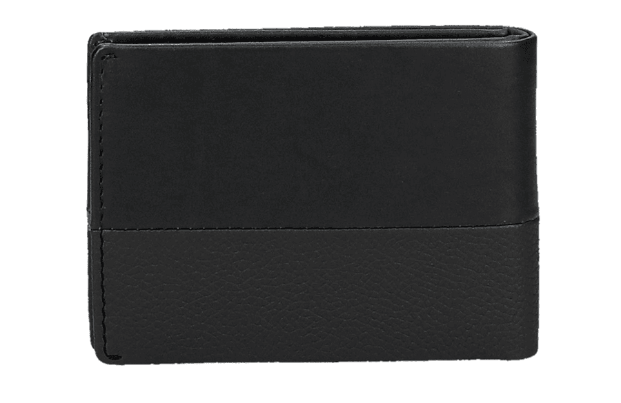 Muški kožni novčanik na preklop PJL Dual black 78331 - pogled 5