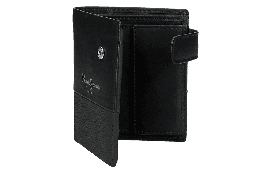 Kožni novčanik za muškarce PJL Dual black 78312 - pogled 5