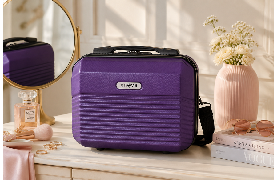 ABS neseser Kofer za šminku Enova Capri purple 524260 - pogled 5