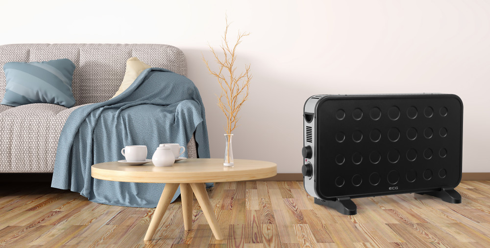 Konvektorska grejalica sa izduvavanjem ECG TK 2070 Black - pogled 5