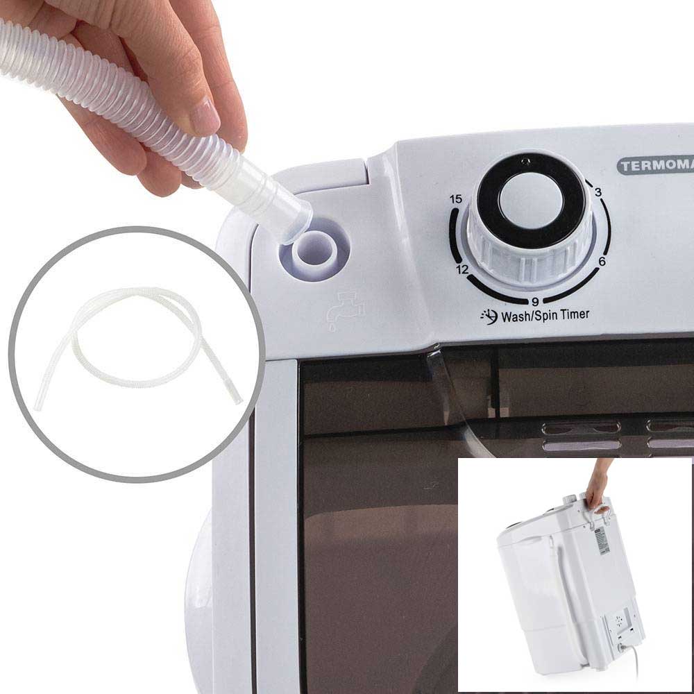 Prenosiva mini veš mašina sa centrifugom 3kg 260W Muhler MWM-3300W - pogled 5