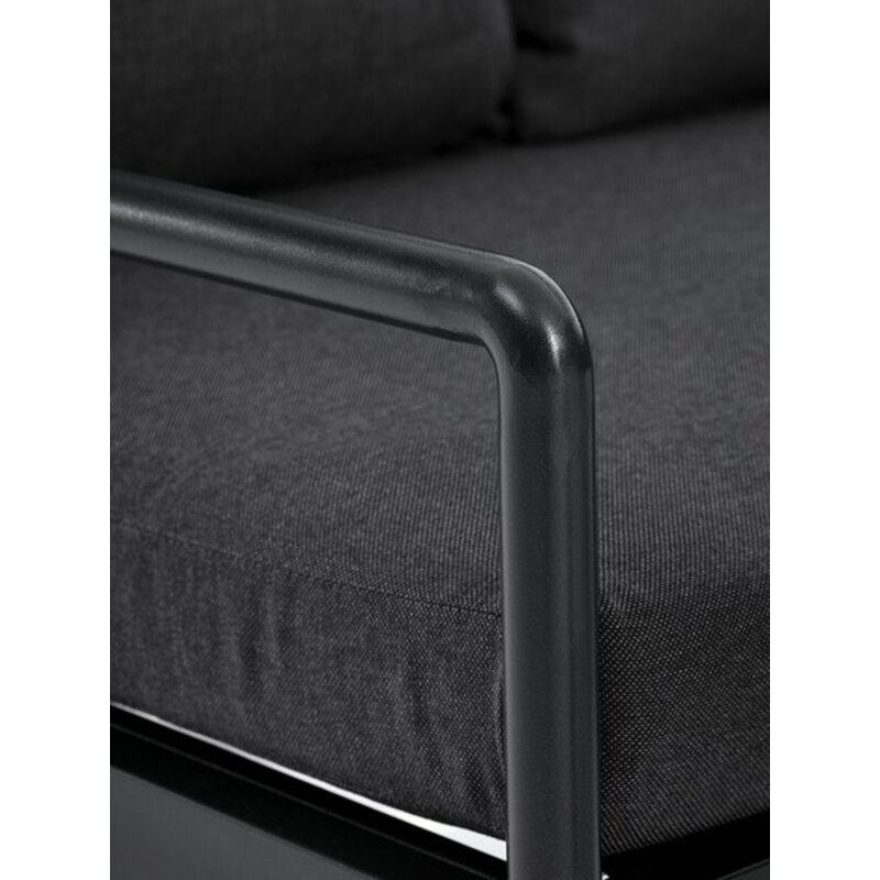Lounge ugaona garnitura STROEMSTAD, 6 osoba, crna - pogled 5