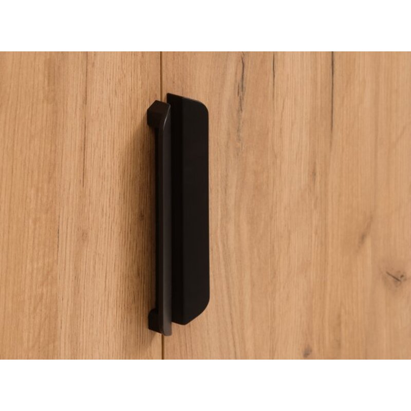 Ormar JENSLEV 144x176 3 vrata 3 fioke, natur hrast - pogled 5