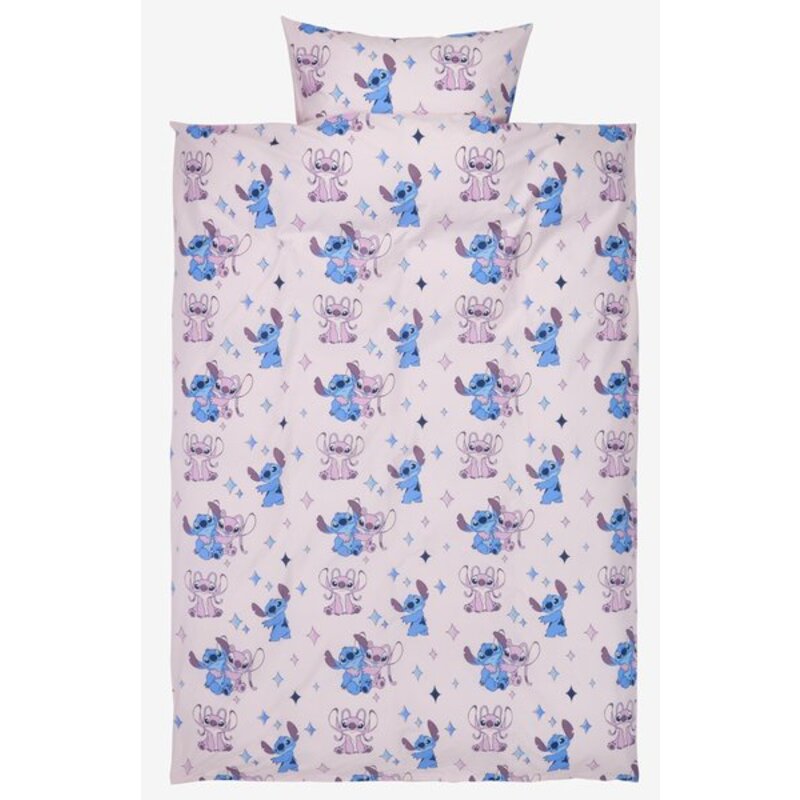 Dečija posteljina STITCH 140x200 roze Jastučnica i jorganska navlaka - pogled 5