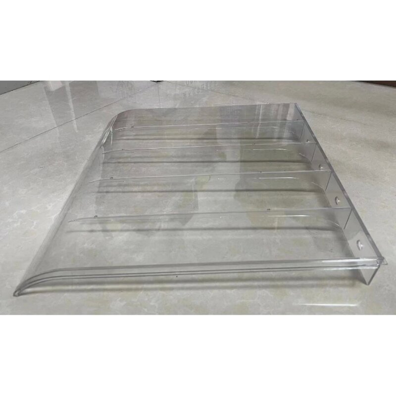 Nevidljiva Nadstrešnica 50x50cm Providna – Zaštita za Vrata i Prozore - pogled 5