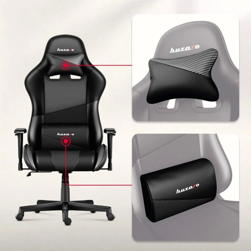 Huzaro Force 6.2 Carbon Gaming stolica - pogled 5