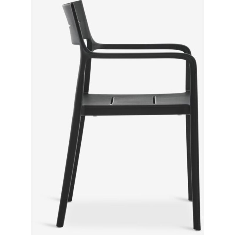 Baštenski set KAPPRUET sto 65x65 + 2 INGSTRUP stolice, crna - pogled 5