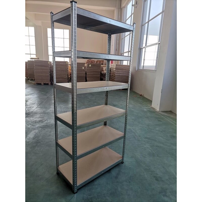 Metalna Montažna Polica 200x90x45cm, 6 Nivoa, Nosivost 175kg po Polici - pogled 5
