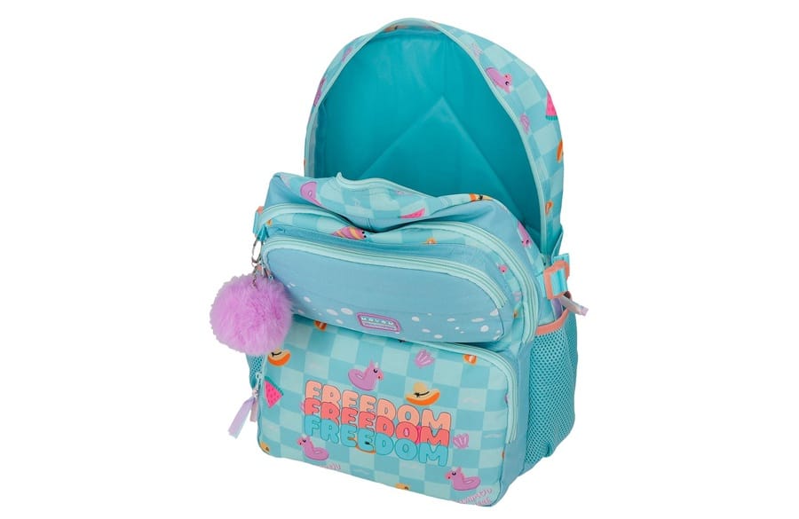 Ranac 45cm za školu Movom Freedom turquoise 32224 - pogled 5