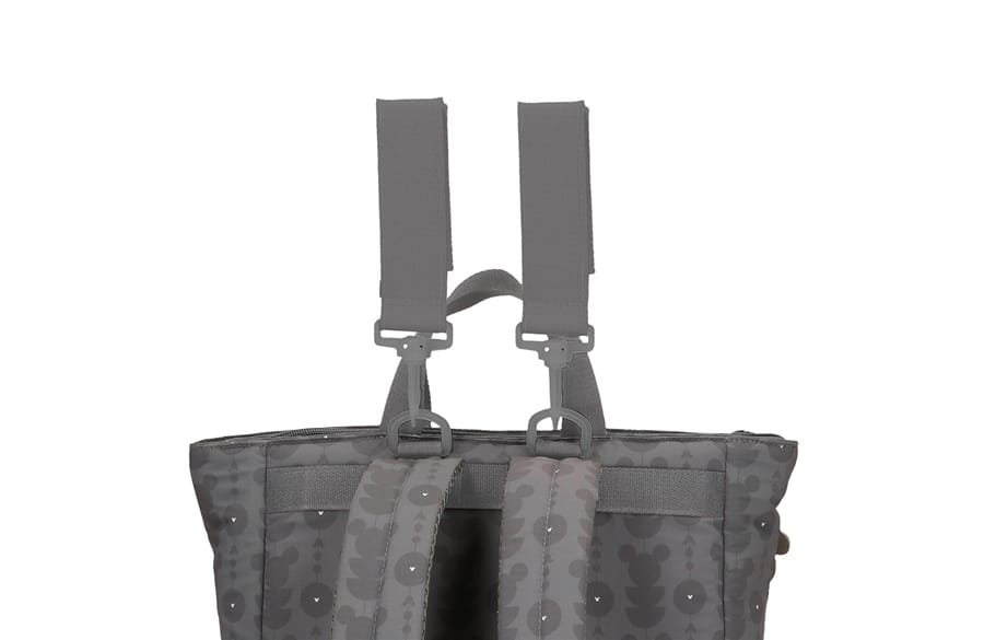 Ranac - torba za bebine stvari Disney Mickey Zenia grey 33722 - pogled 5