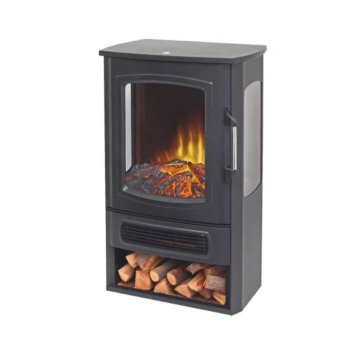 Električni kamin FKK26 2000W Samostojeći Crni - pogled 5