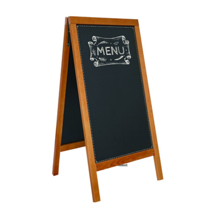A-tabla za pisanje kredom METRO PROFESSIONAL, crna, 125 x 69 x 56,3 cm - pogled 5