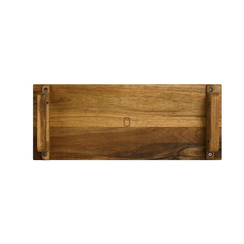 Profesionalna pravougaona daska za posluživanje od bagremovog drveta (16 x 40 cm)M-Pro - pogled 5
