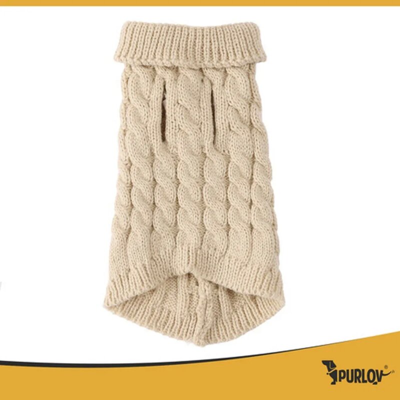 Džemper za pse Bež 24 x 16cm S Purlov - pogled 5