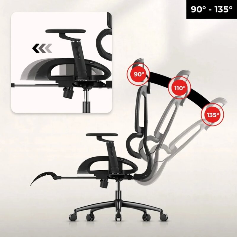 Gaming stolica Huzaro Combat 7.9 Crna - pogled 5