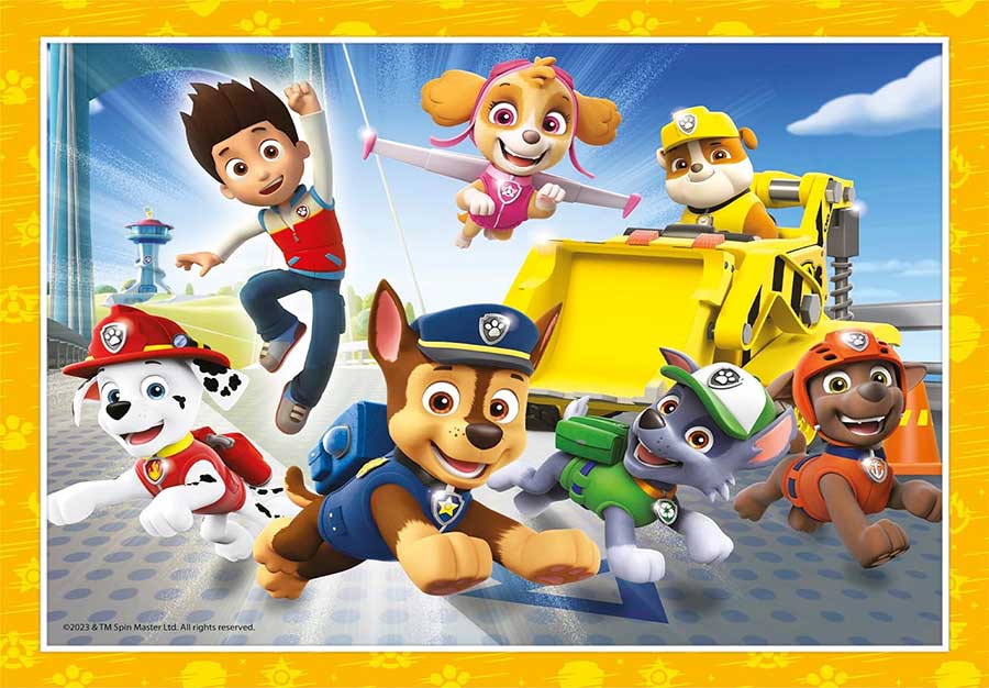 Puzzle slagalice 4u1 Patrolne šape Clementoni 21513 - pogled 5