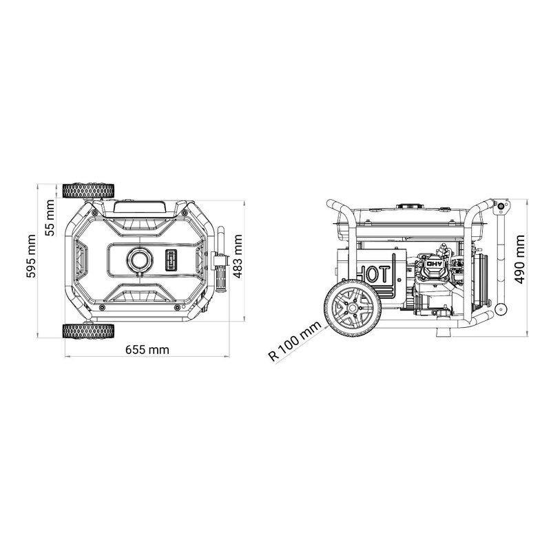 Agregat za struju Villager VGP 3300 S, 2.8 kW - pogled 5