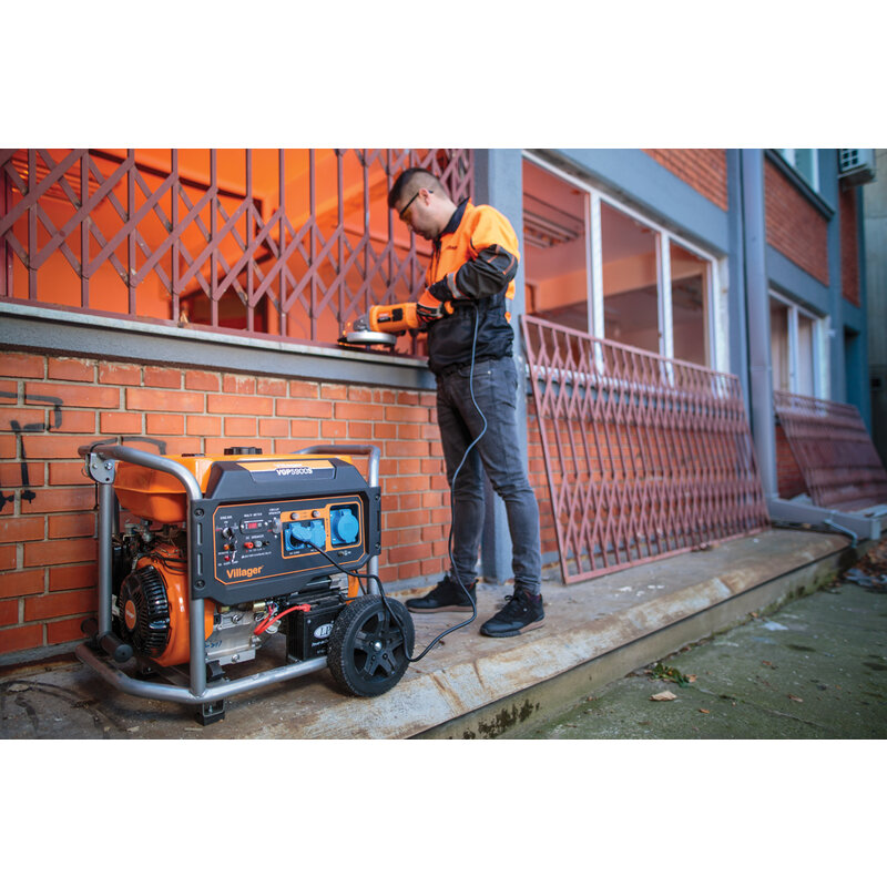 Agregat za struju Villager VGP 5900 S, 5 kW, benzinski - pogled 5