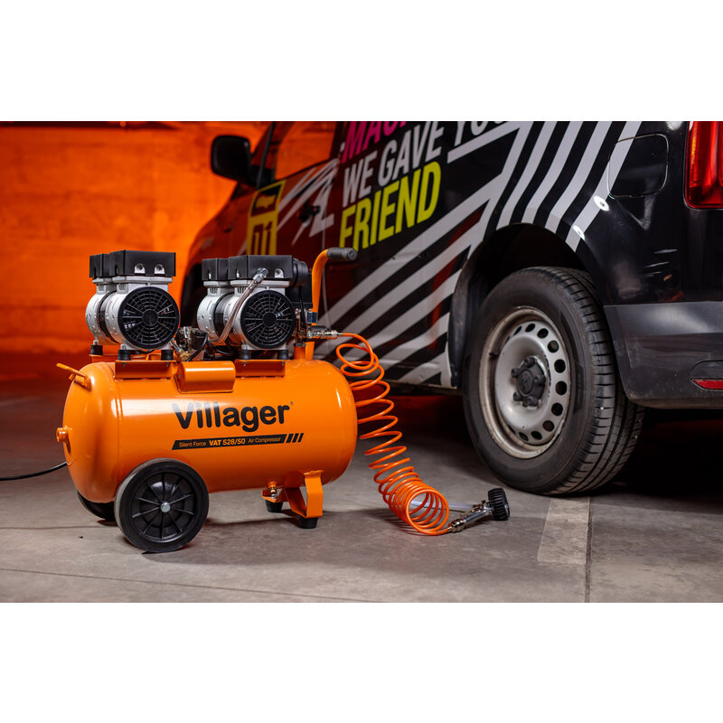 Kompresor za vazduh Villager Silent Force VAT 528/50 - 50L, 3000W, bez ulja - pogled 5