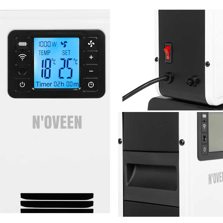 Konvektorska grejalica Noveen CH9099 2300W Wi-Fi Smart Sa daljinskim upravljačem - pogled 5