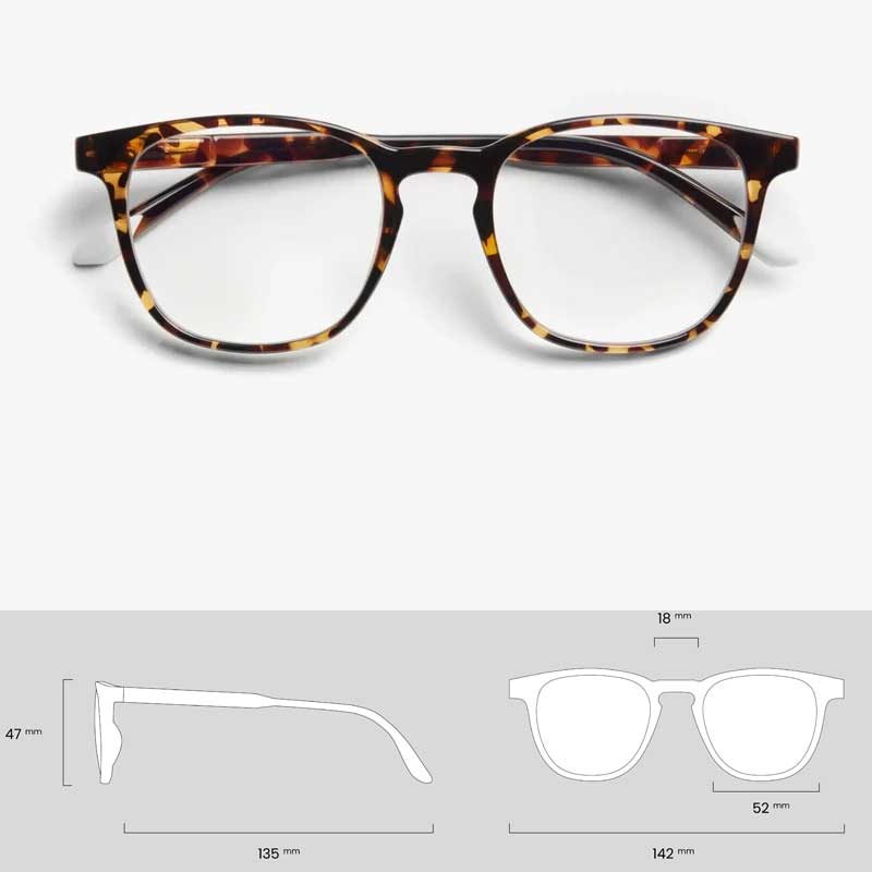 Naočare za zaštitu od plave svetlosti Barner Dalston Glossy Tortoise - pogled 5