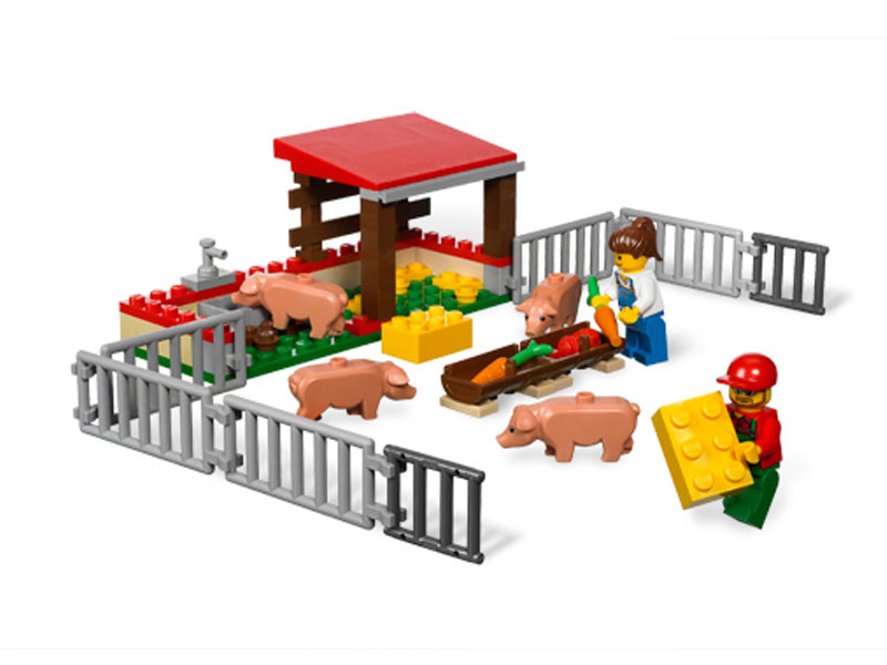 LEGO® City Pig Farm & Tractor LE7684 - pogled 5